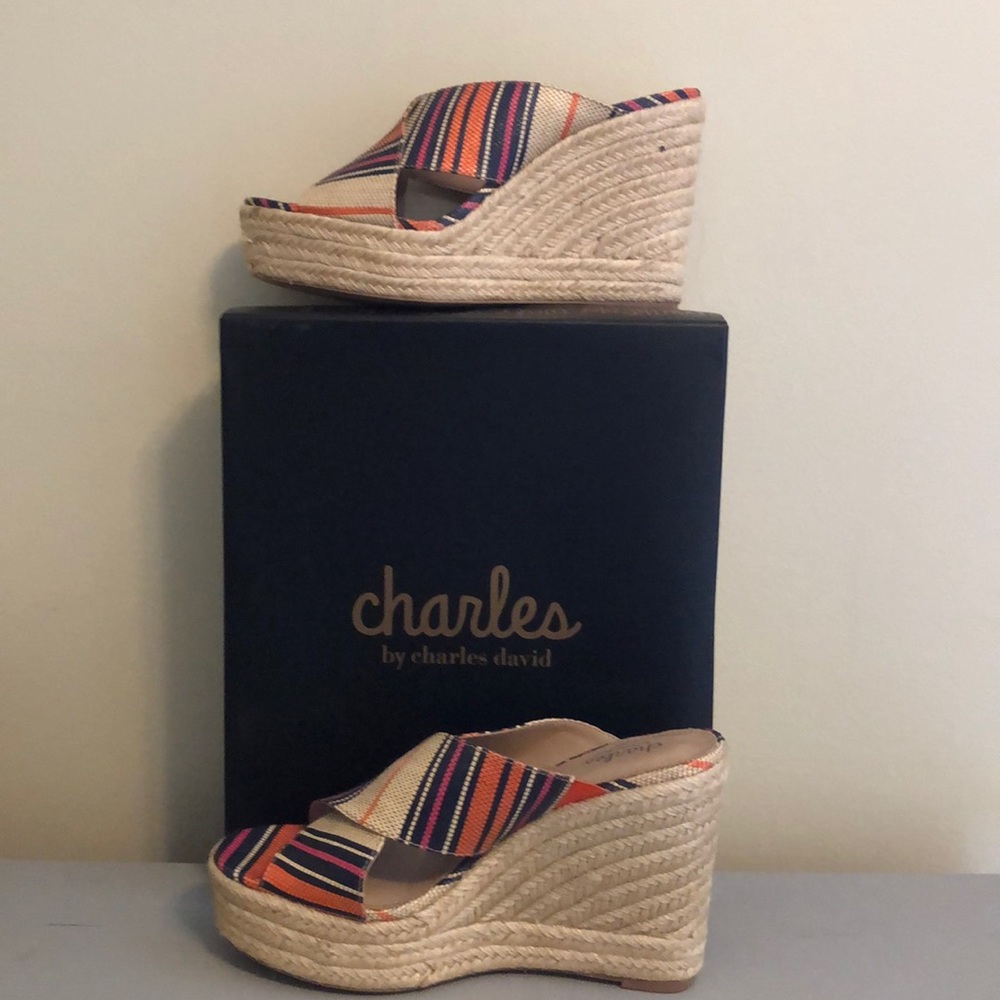 Charles by Charles David Multicolored Platform NWT